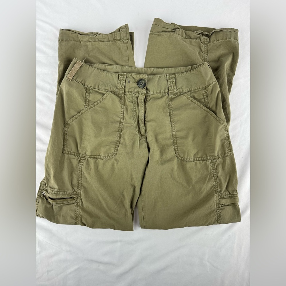 Make + Model Tan Straight Leg Cargo Pants